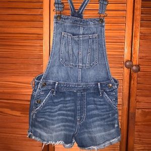 Abercrombie and Fitch jean overalls
